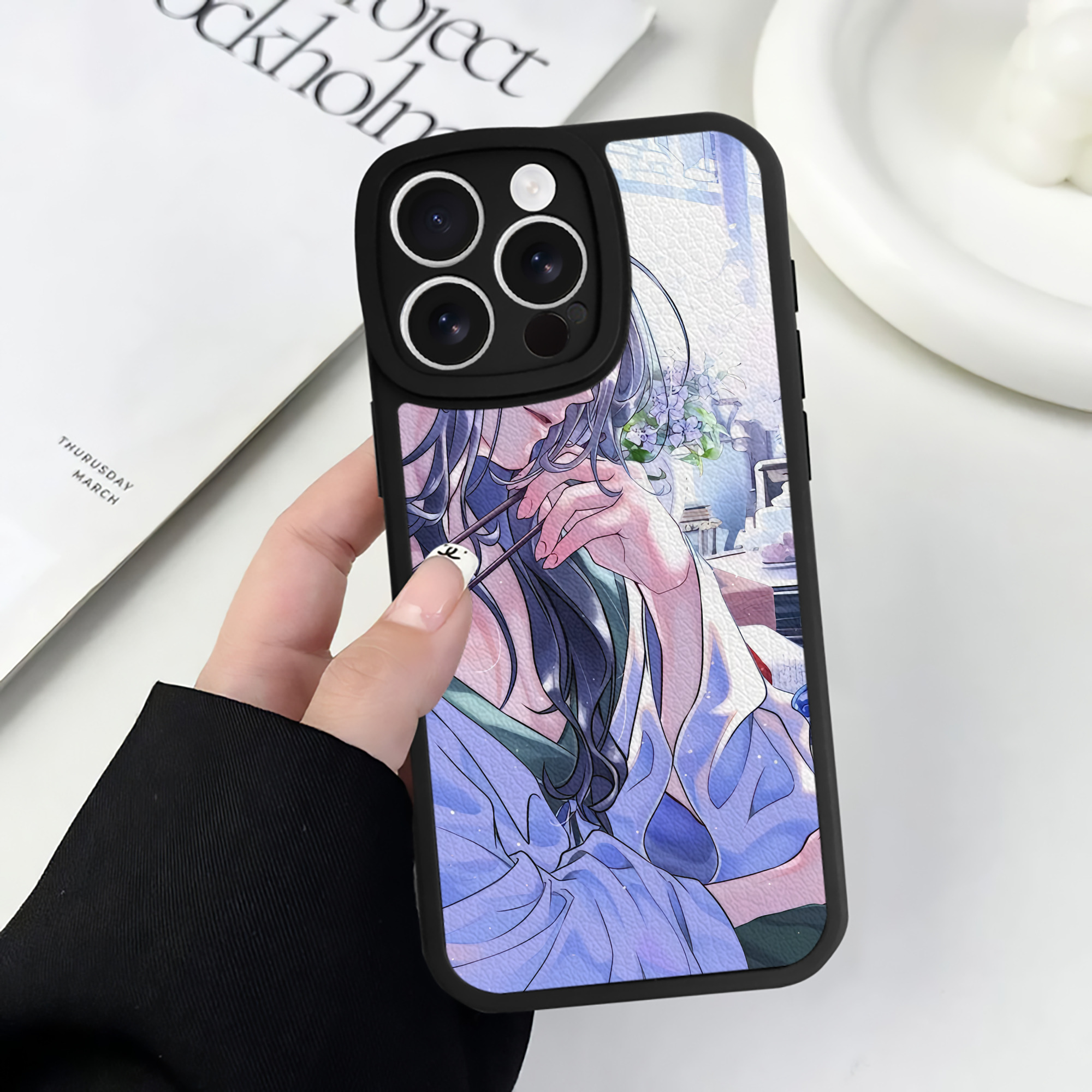 薬屋のひとりごと The Apothecary Diaries 【iPhone 16シリーズ対応】シリコンスマホケース（レザー調） 材質：シリコン